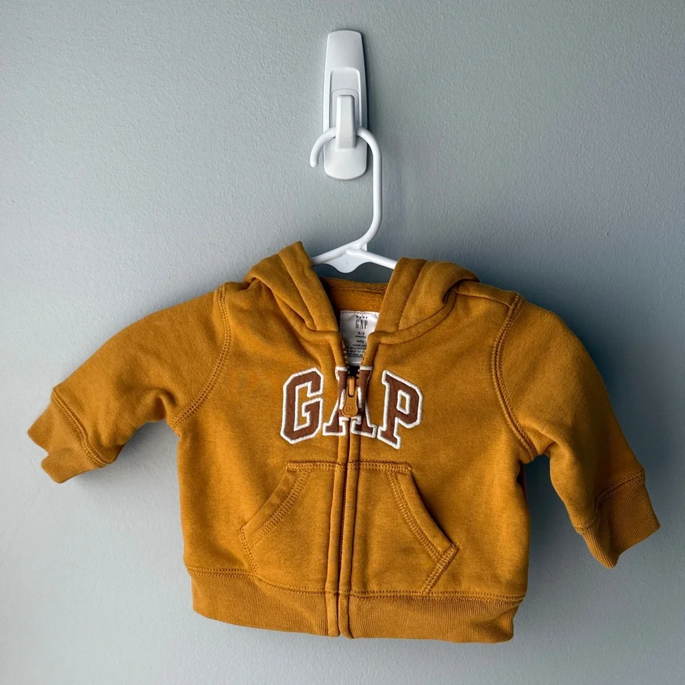Gap Infant 0-3 Months Yellow Full Zip Jacket